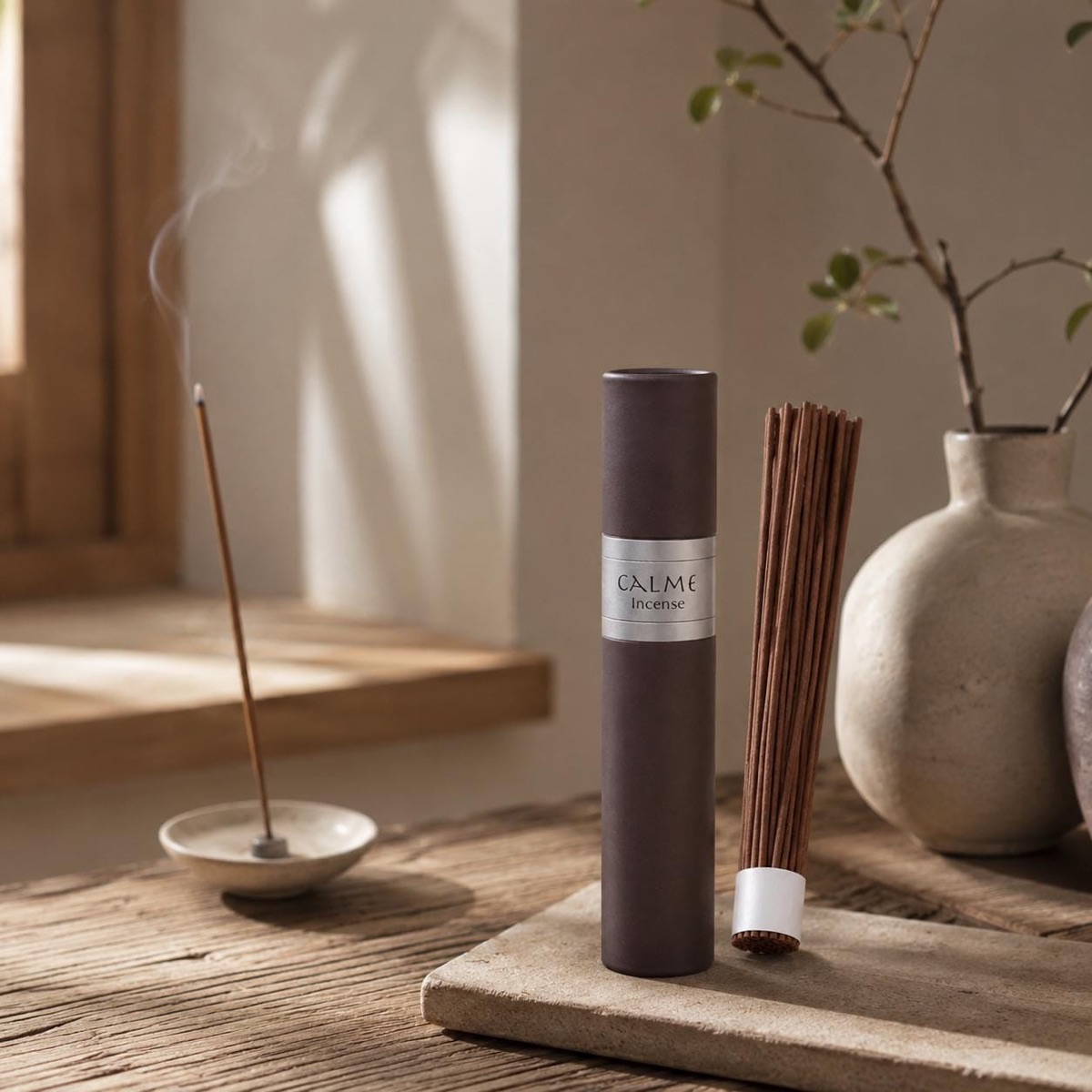Incense Sticks: Japanese Long-Lasting - Natural, Fresh and Spicy