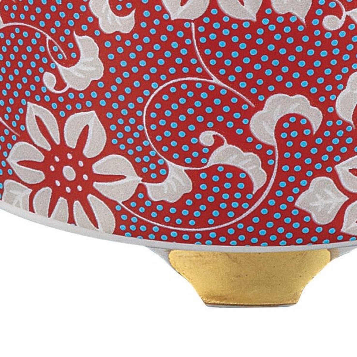 Japanese Incense Burner, Kutani Ware Clematis Porcelain Koro, Incense Holder — view 6