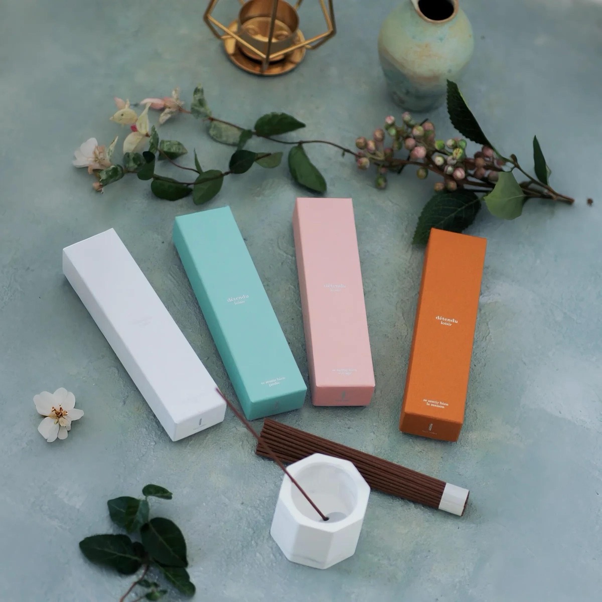 Japanese Incense Sticks: Low-Smoke, Natural Aromatherapy Set — view 9
