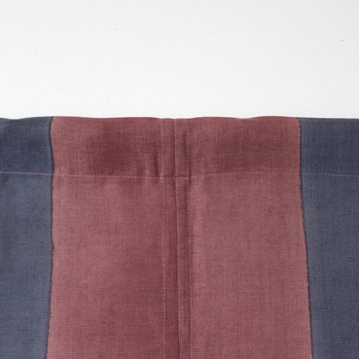 Japanese Linen Noren Curtain, Rabbit Motif, Deep Crimson, Ibira Weave Home Decor — view 5