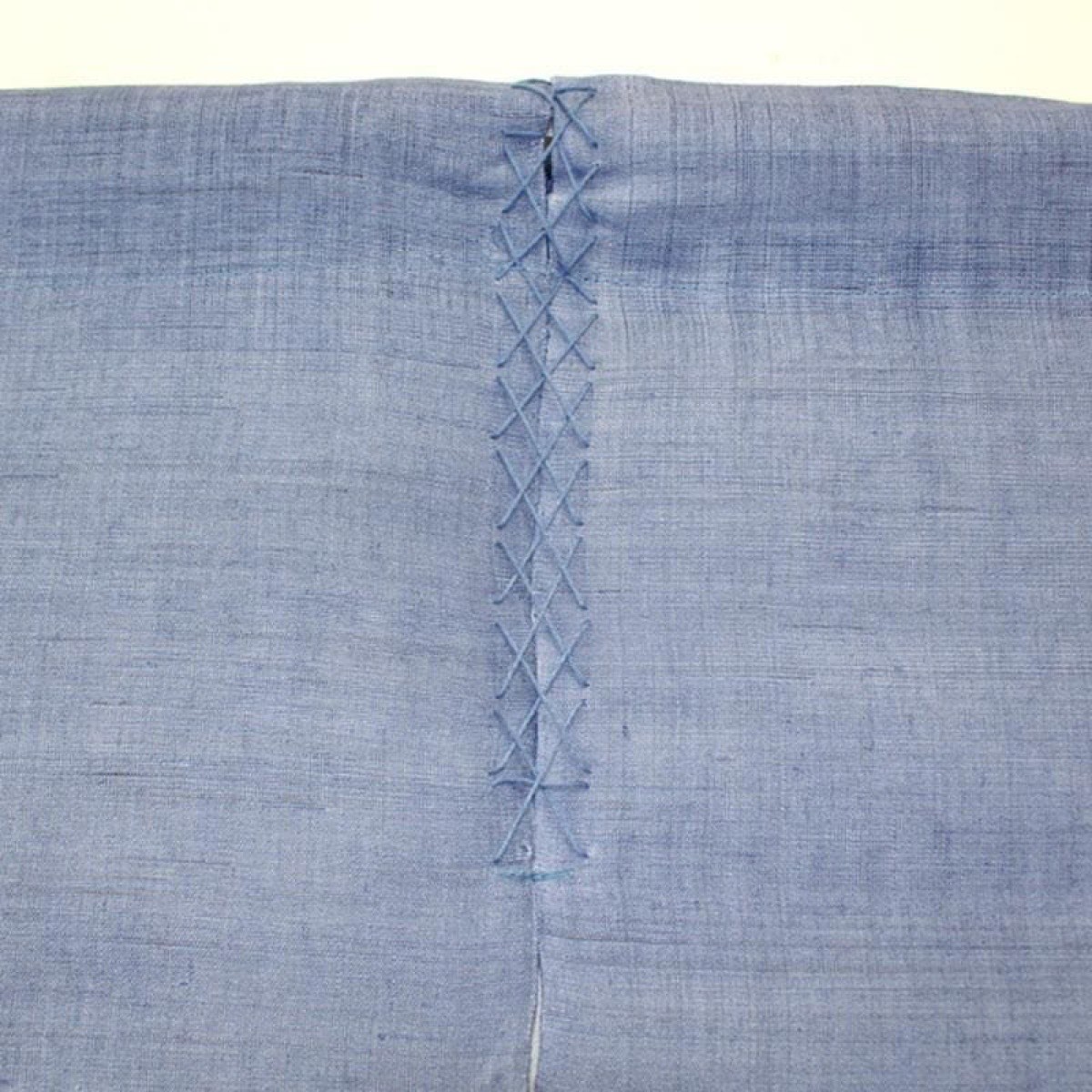 Japanese Linen Noren Door Curtain, Iono Weave, Rapeseed Yellow (90 x 150 cm) — view 9