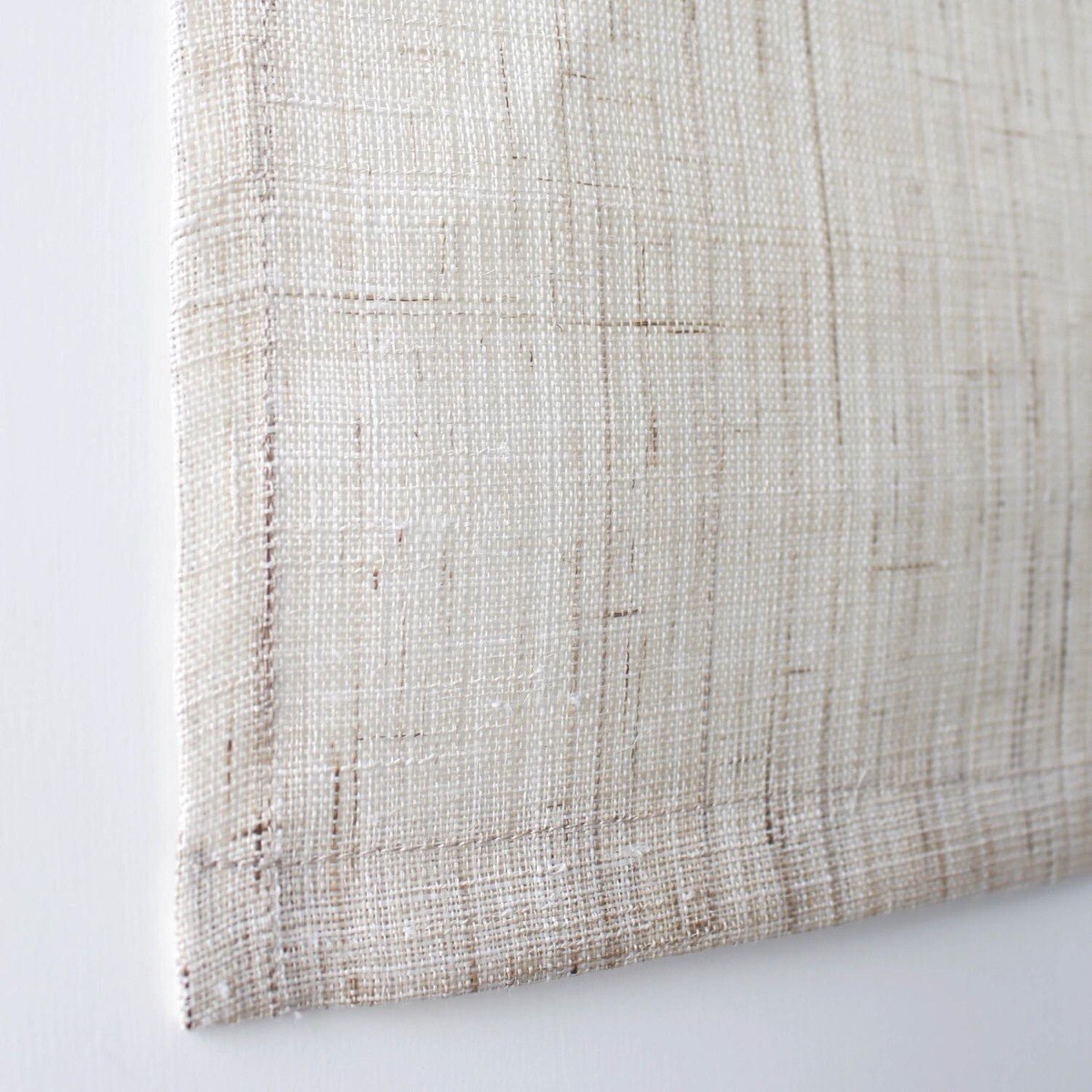 Japanese Linen Noren Door Curtain, Modern Indigo Stripe Design, 33.1 x 59.1 in — view 7
