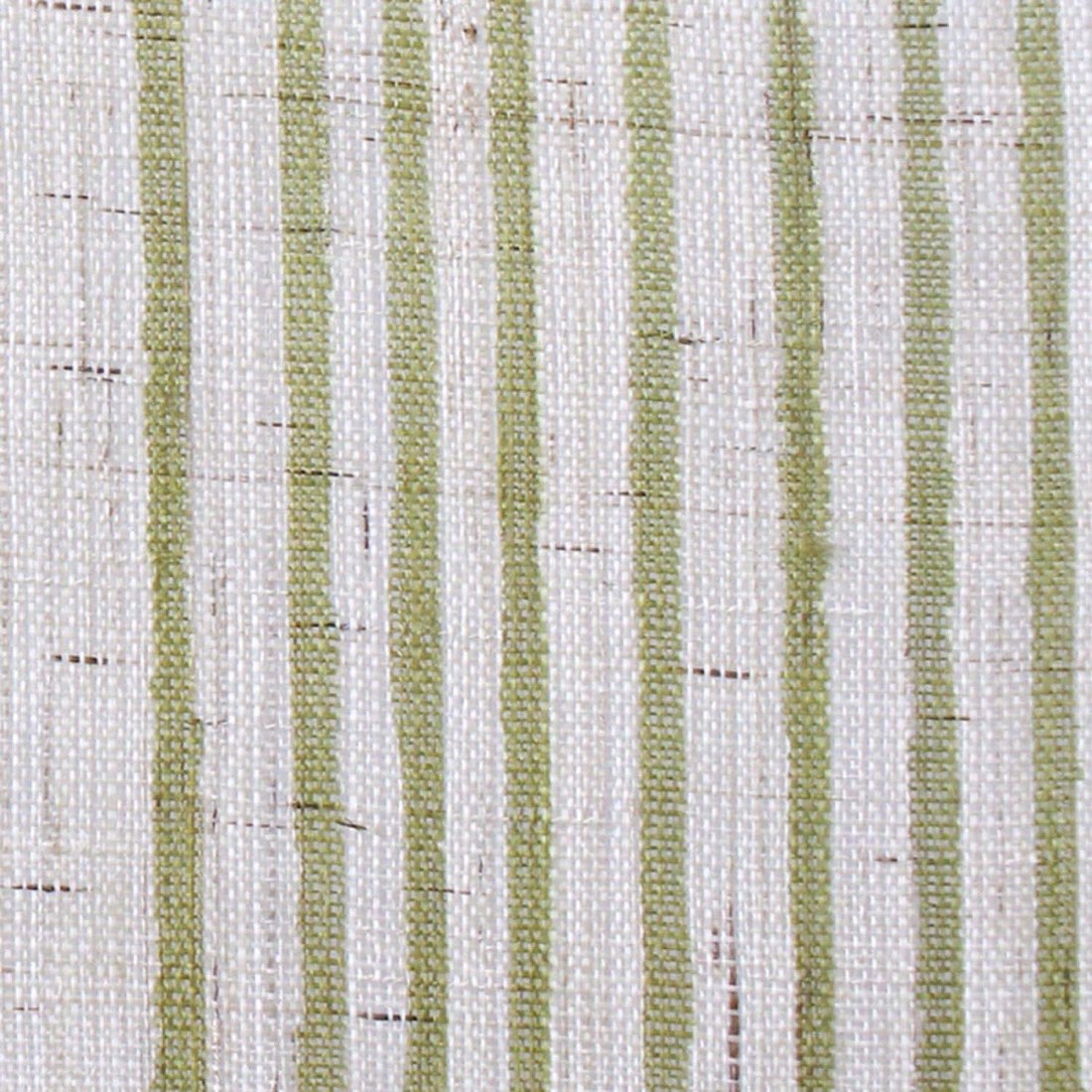 Japanese Linen Noren Door Curtain, Rikyu Green, Thirteen-Line Pattern, 34.6 x 59.1 in — view 5
