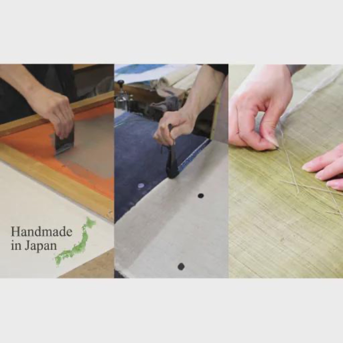 Japanese Linen Noren Door Curtain, Square Motif, Pine Soot Gradient (33.1 x 59.1 in) — view 10