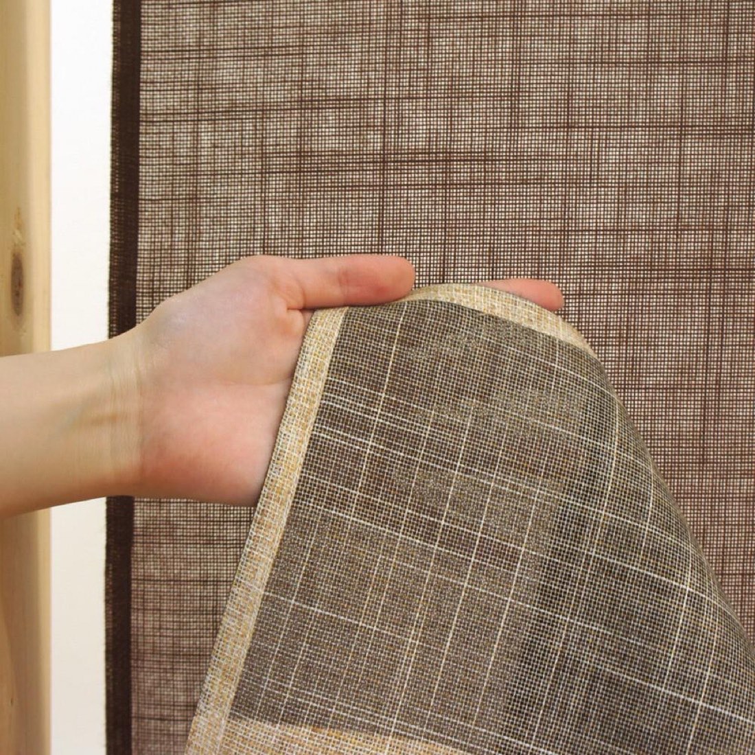 Japanese Noren Door Curtain, Maple Leaves, 33.5 x 59.1 in, Made in Japan — view 4