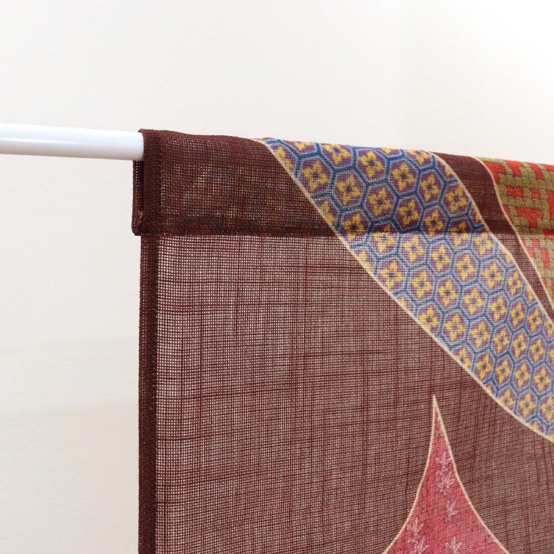 Japanese Noren Door Curtain, Tied Noshi, 33.5 x 59.1 in, Made in Japan — view 7