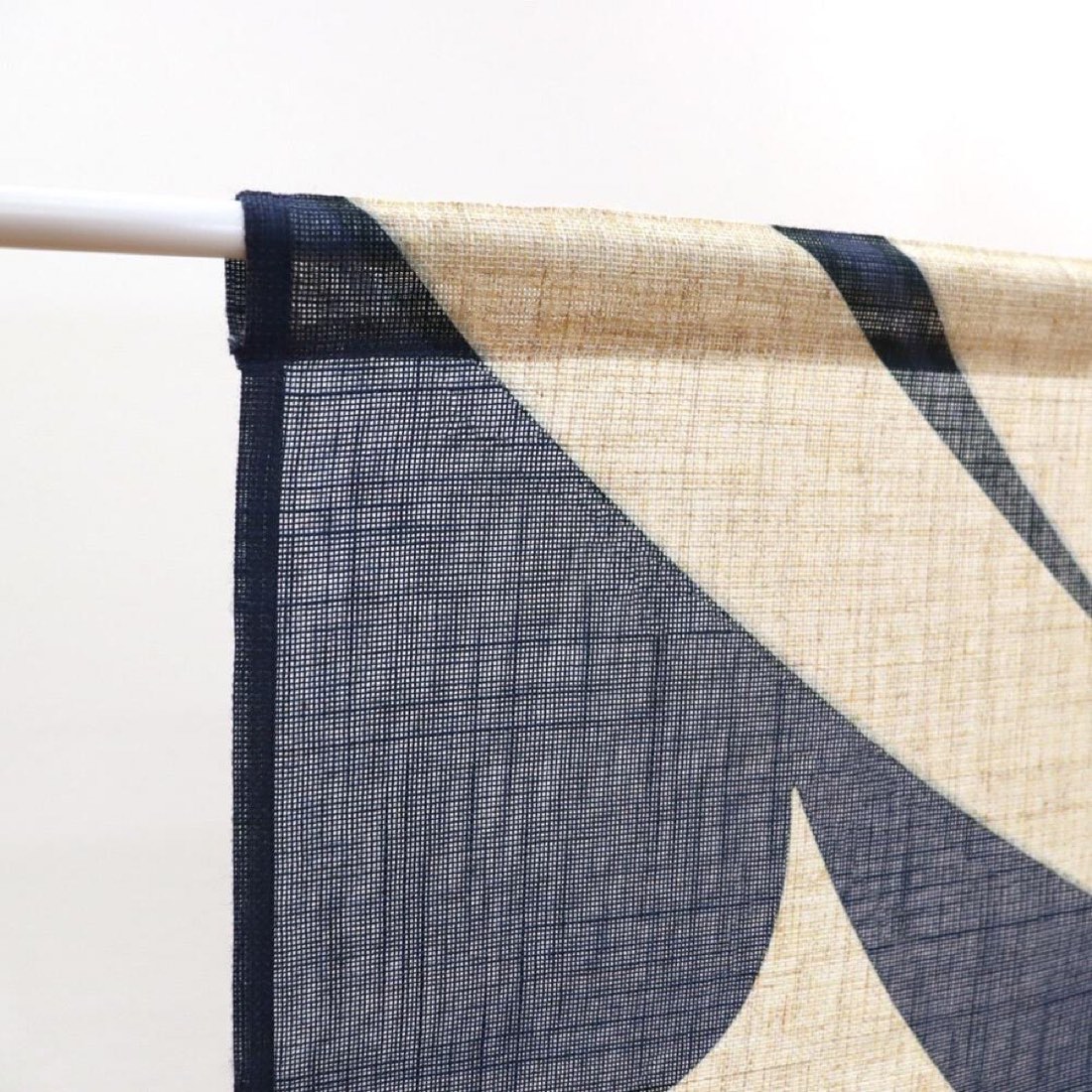 Japanese Noren Door Curtain, Tied Noshi, Navy, 33.5 x 59.1 in, Made in Japan — view 6